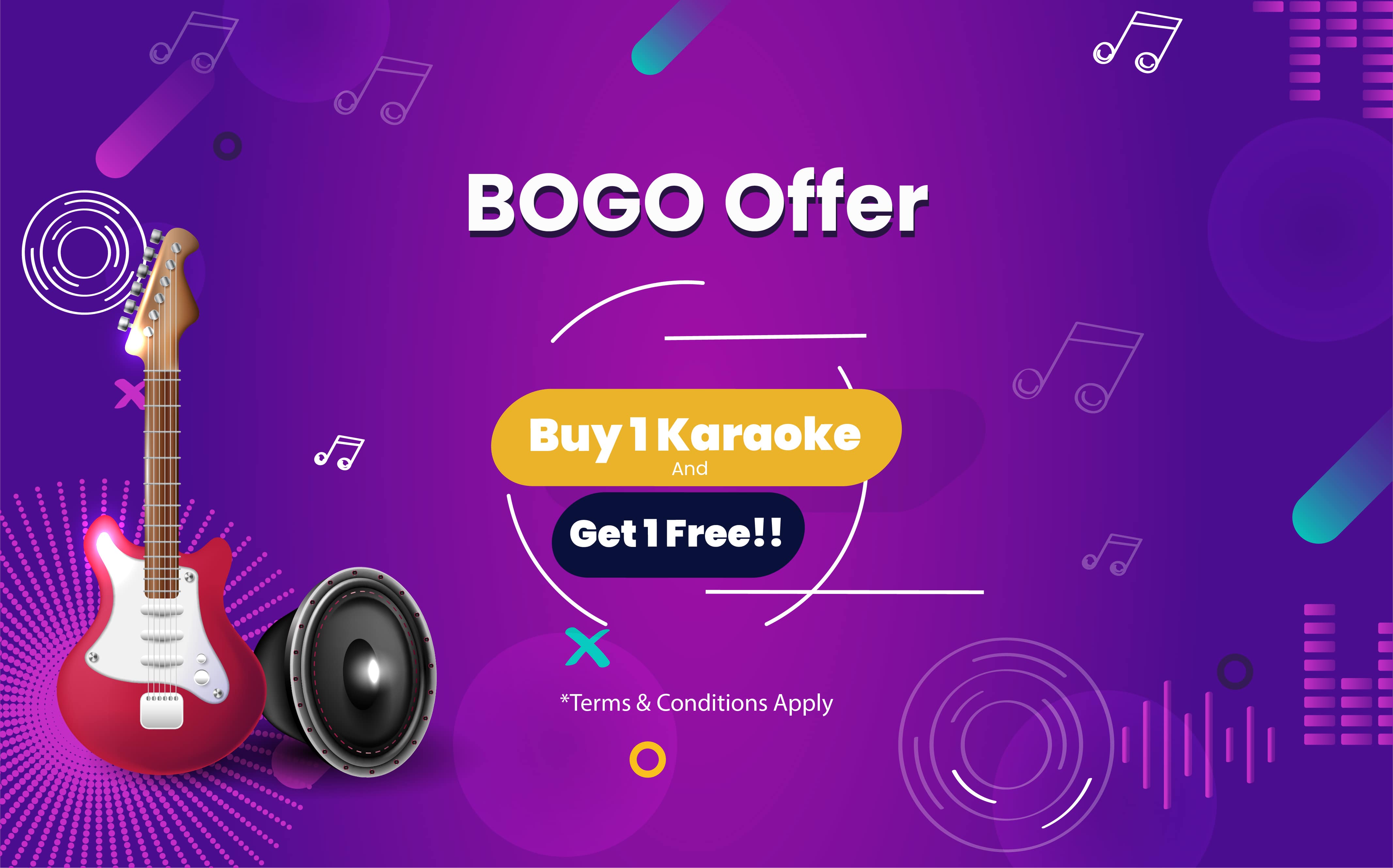 BOGO Offer : Buy One Karaoke, Get One Free!