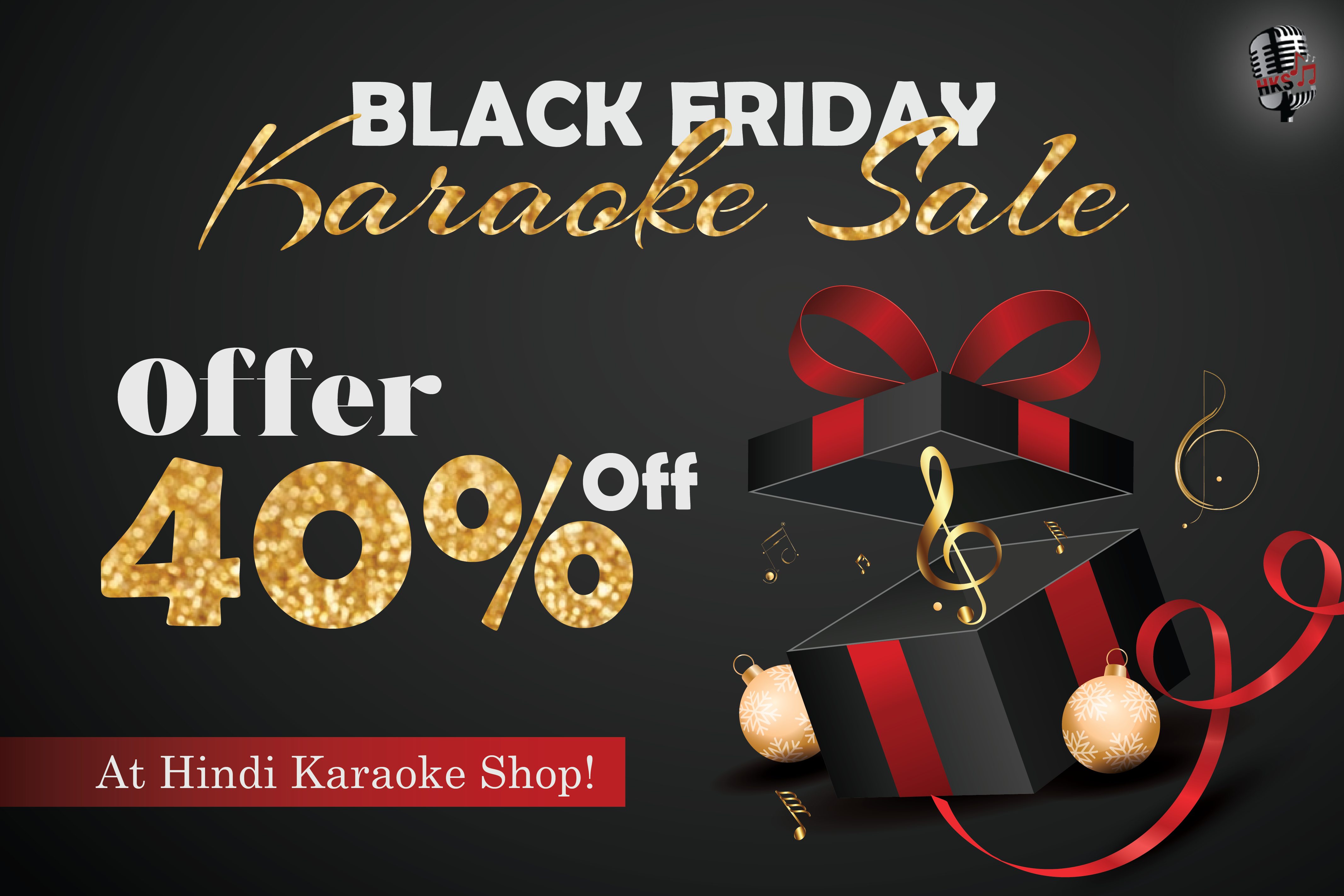 Sing Along with Black Friday Savings: 40% Off on Karaoke Tracks!