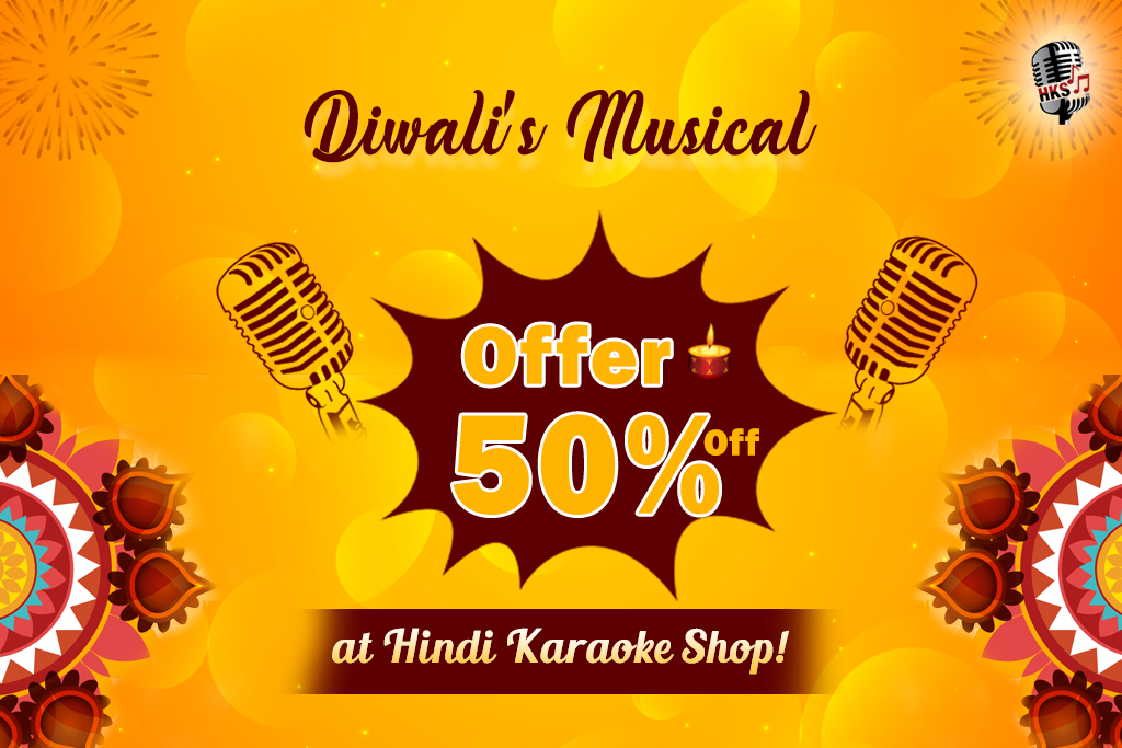 Diwali's Musical Offer: 50% Off at Hindi Karaoke Shop!